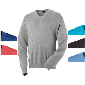 Greg Norman Lined Pima V-Neck Sweater