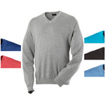 9810 Greg Norman Lined Pima V-Neck Sweater